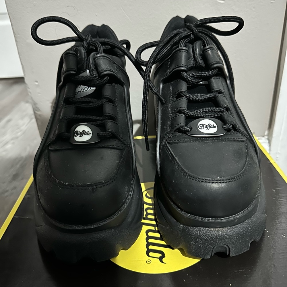 Buffalo London Leather Platforms